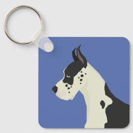 Great Dane Nyckelring