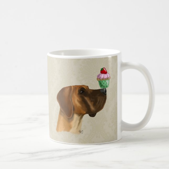 Great dane och Cupkaka Kaffemugg (Höger)