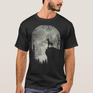 Great dane och Måne Halloween Classic Halloween Mo T Shirt