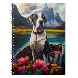 Great dane på en Paddle: en scen i Äventyr Anteckningsbok