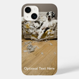 Great dane på Soffa iPhone 14, knappt där Fodral