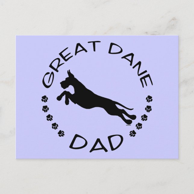 Great dane Pappa Jumper Vykort (Framsida)