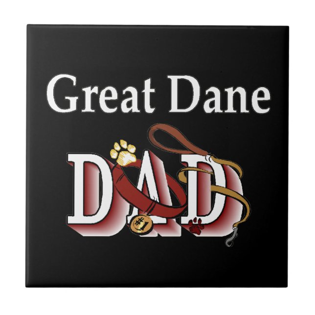 Great dane Pappa Kakelplatta (Framsidan)