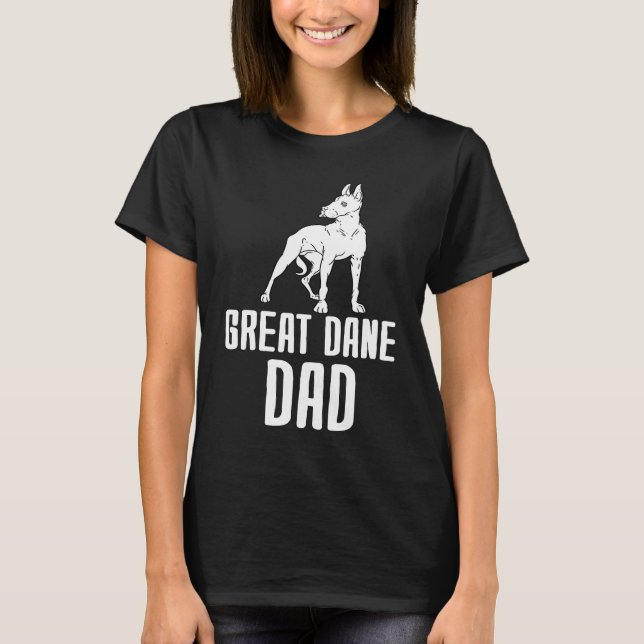 Great dane Pappa T Shirt (Framsida)