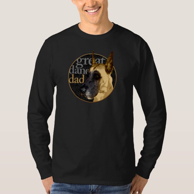Great dane Pappa T Shirt (Framsida)