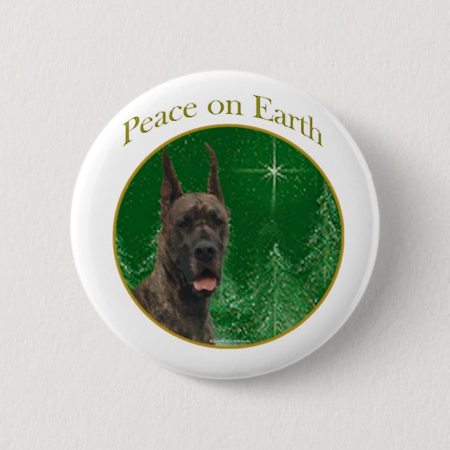 Great dane Peace Knapp (Framsida)