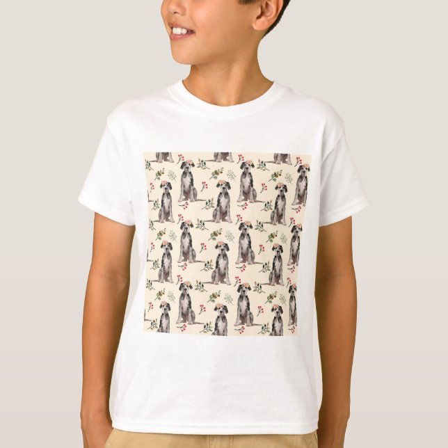 Great dane, pojkar flickor och barn, Hund-dekretet T Shirt (Framsida)