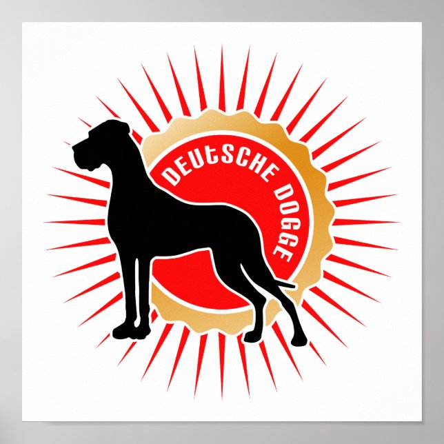 Great dane poster (Framsidan)