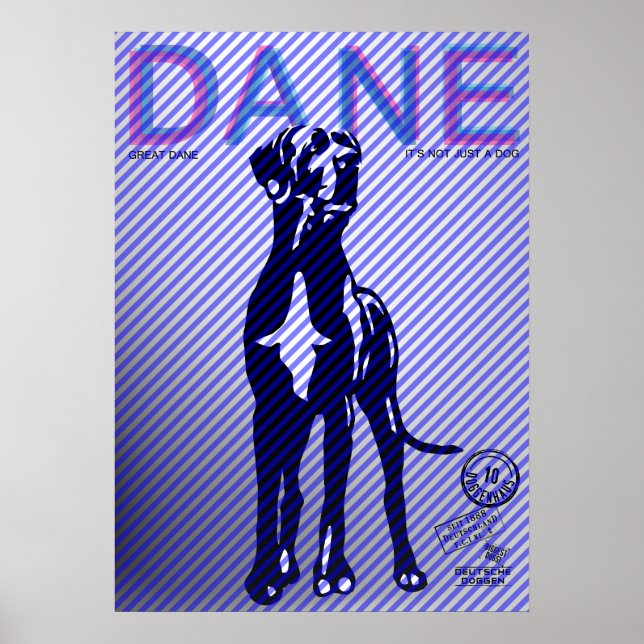 Great dane Poster (Framsidan)