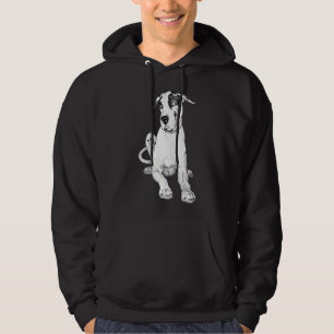 Great dane Pouting Harlequin Sweatshirt