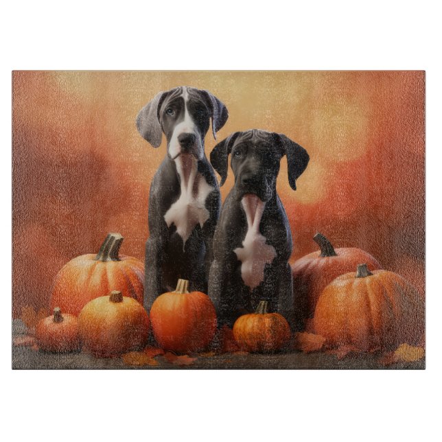 Great dane Pumpkin för höstdelight (Framsidan)