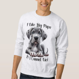 Great dane Puppy Lång Ärmad Tröja