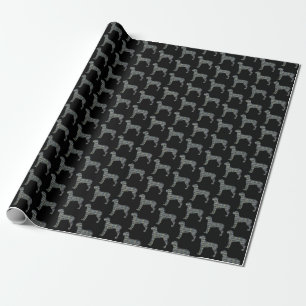 Great dane Silhouette Gult & Svart radbyte Presentpapper