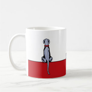 Great dane Sit Blue UC Coffee Mugg