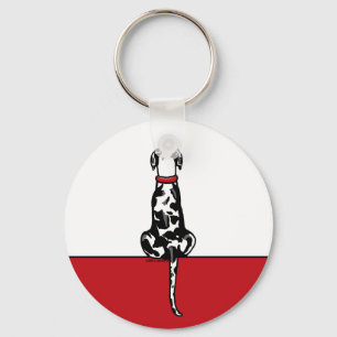 Great dane sitter Harle UC Nyckelring