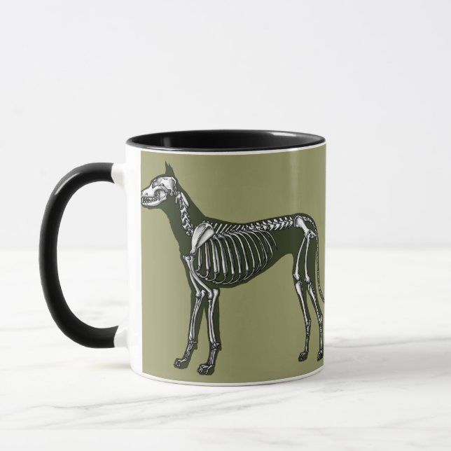 Great dane skelett mugg (Vänster)