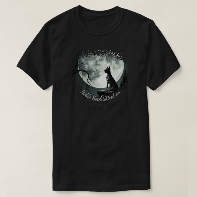 Great Dane Sophistication T Shirt (Design framsida)
