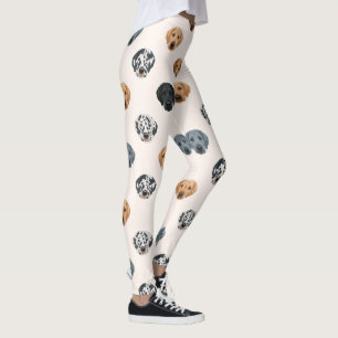 Great Dane Sött Hundälskare Mönster Leggings