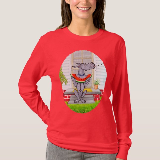 Great dane SPIT Blue Tee (Framsida)