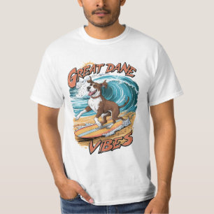 Great dane Surfing Äventyr T Shirt