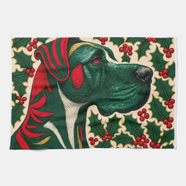 Great Dane Tea Towel Kökshandduk (Horisontell)
