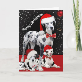 Great dane tid för Roligt Helgkort