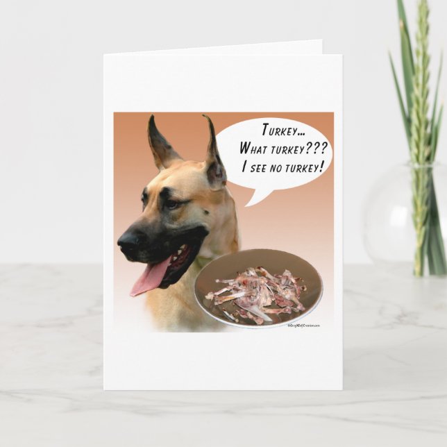 Great dane Turkiet Helgkort (Framsida)