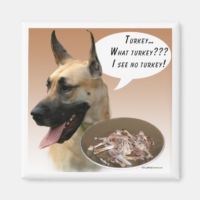 Great dane Turkiet Magnet (Framsidan)