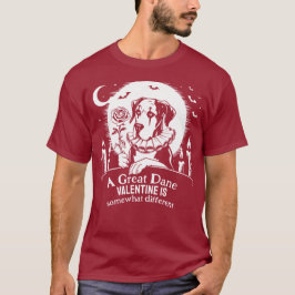 Great Dane Valentine  T Shirt