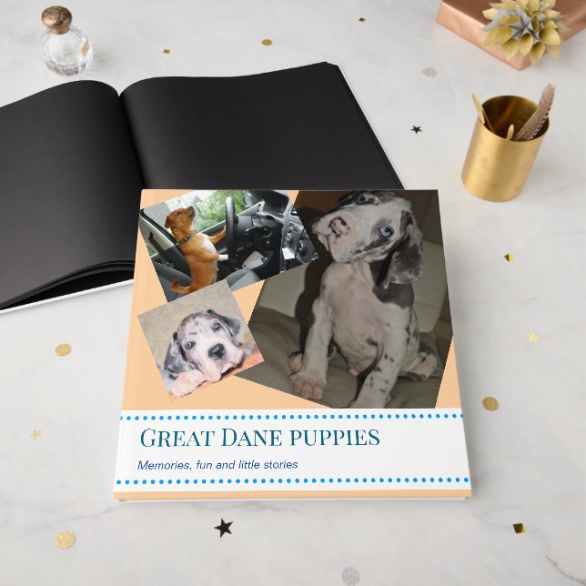 Great Dane Valpbok  Gästböcker (Framsidan öppen)