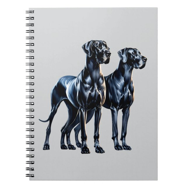 Great dane vattenfärg anteckningsbok (Framsidan)