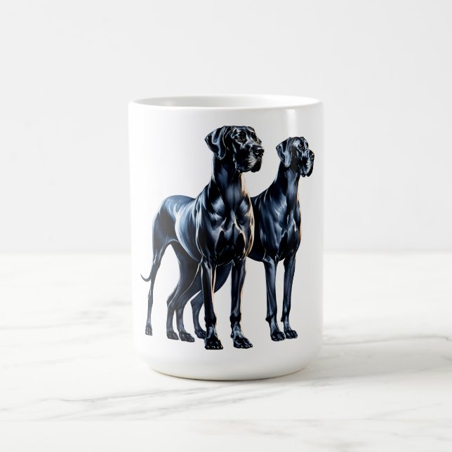 Great dane vattenfärg kaffemugg (Center)