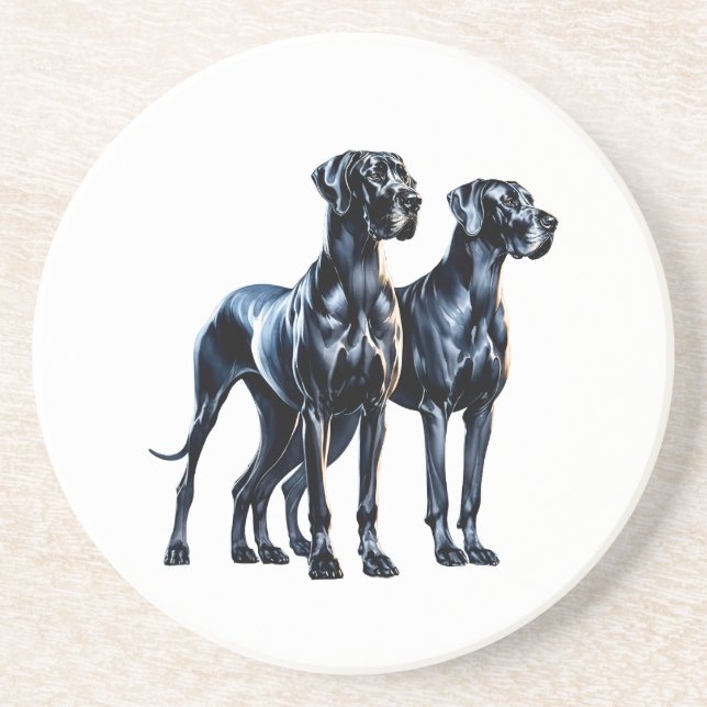 Great dane vattenfärg underlägg (Framsidan)