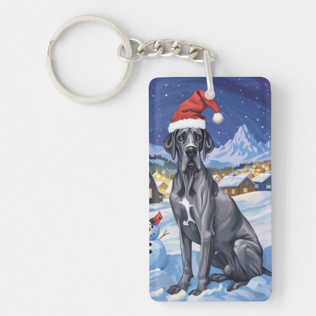 Great Dane Vinter Värld Julglädje  (Framsidan)