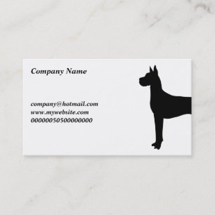 Great dane, visitkort