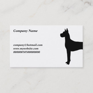Great dane, visitkort