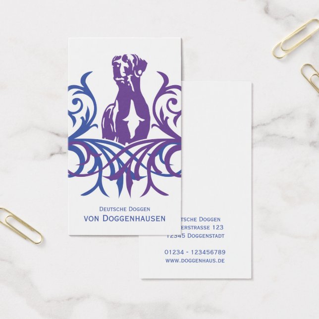Great dane visitkort (Kontor)