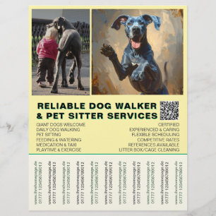 Great Dane Walker Enkel Rand Reklamblad