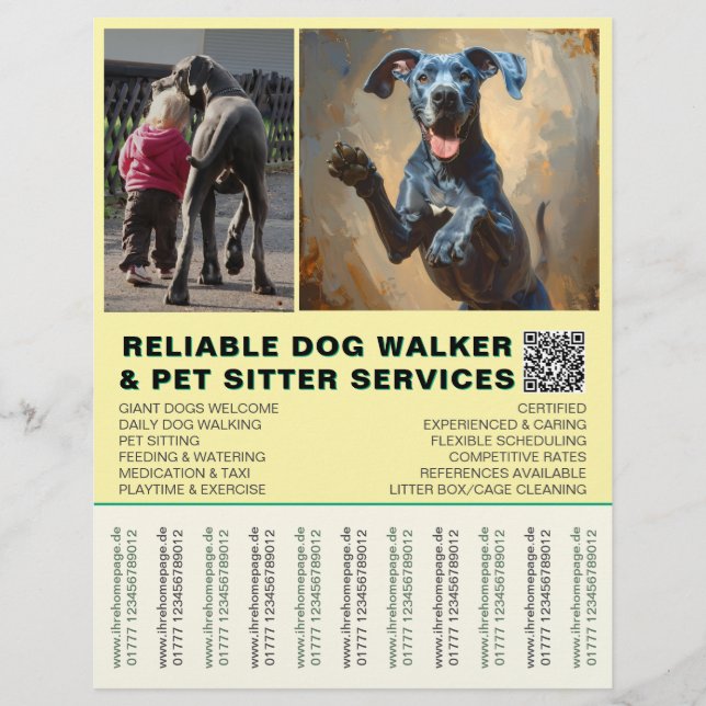 Great Dane Walker Simple Strip Reklamblad (Framsidan)