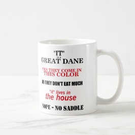 Great dane Walking Svarswers Kaffemugg