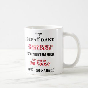 Great dane Walking Svarswers Kaffemugg