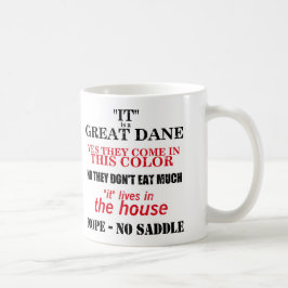 Great dane Walking Svarswers Kaffemugg