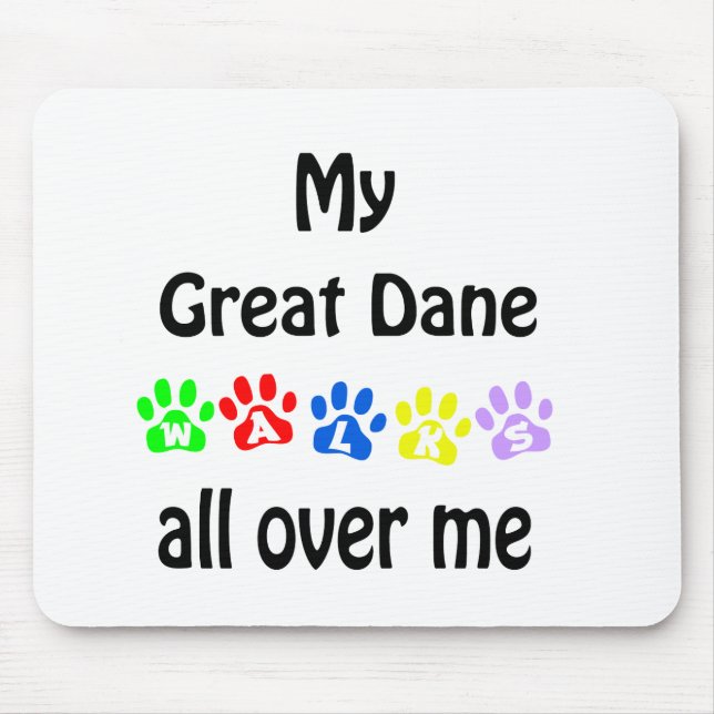 Great dane Walks Design Musmatta (Framsidan)