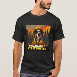 Great dane Wildland Firefighter T Shirt