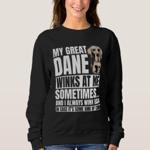 Great dane Winks Gentle Hund Päls Parent German Ma T Shirt