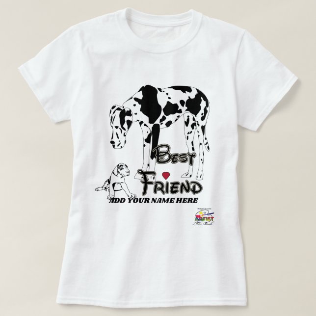 Great danebästa vän t shirt (Design framsida)