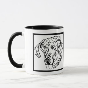 Great danehundklotter mugg