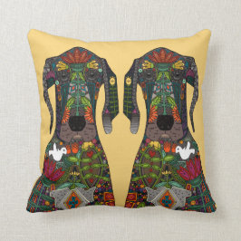 Great danekärlekgult kudde