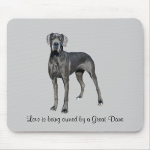 Great danekung av hundar Mousepad Musmatta