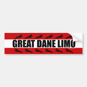 Great daneLimochaufför Bildekal